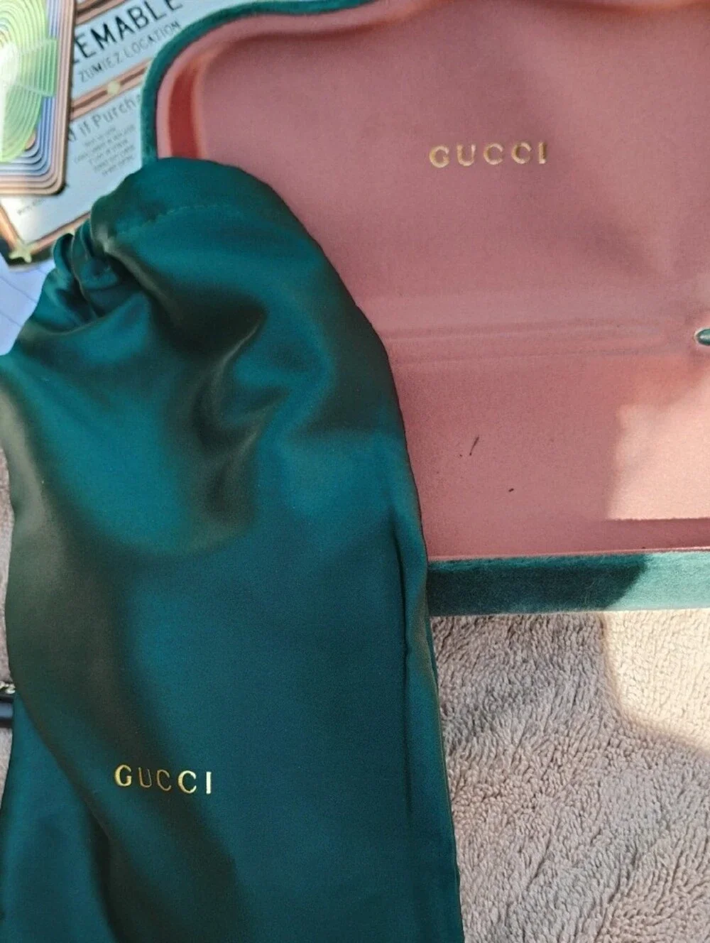 Gucci Men’s Aviator Sunglasses with Blue Mirrored Lenses and Silver Frame